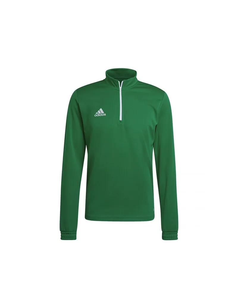 Adidas Entrada 22 Ανδρική Μπλούζα με Φερμουάρ Μακρυμάνικη Πράσινη HI2129
