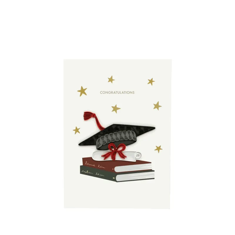 Origamo Κάρτα Ευχετήρια Quilling Congratulations Αποφοίτηση 18.5x14 cm Filigrana QP051