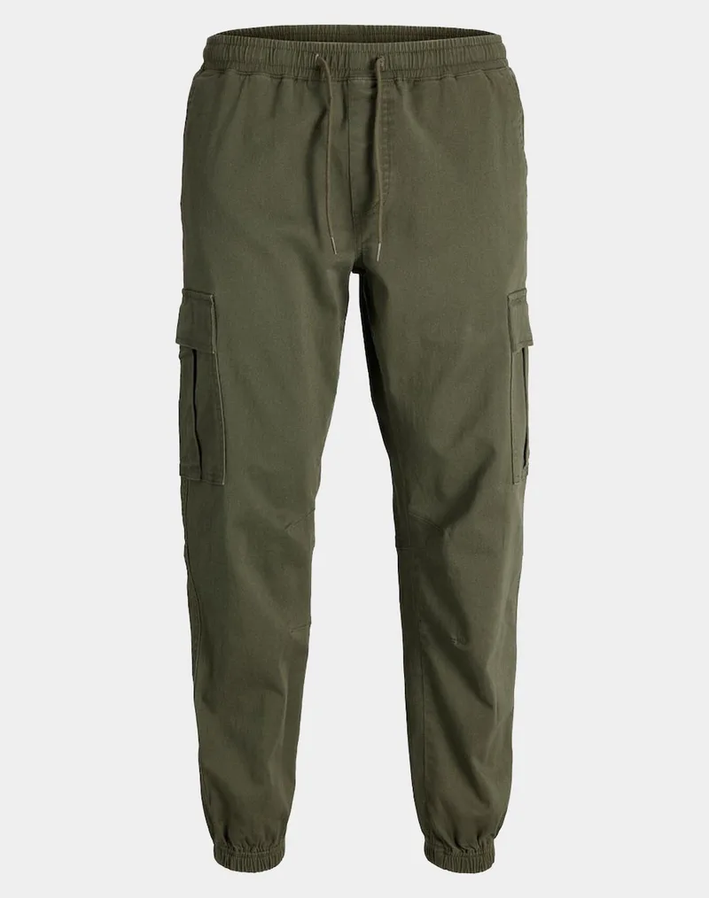 JACK&JONES JPSTKANE DYLAN CUFFED CARGO 12289589-OLIVE NIGHT Olive