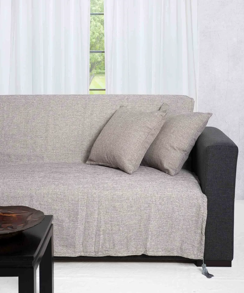 Ριχτάρι Τριθέσιου Silk Fashion 9925 Γκρί 180x300