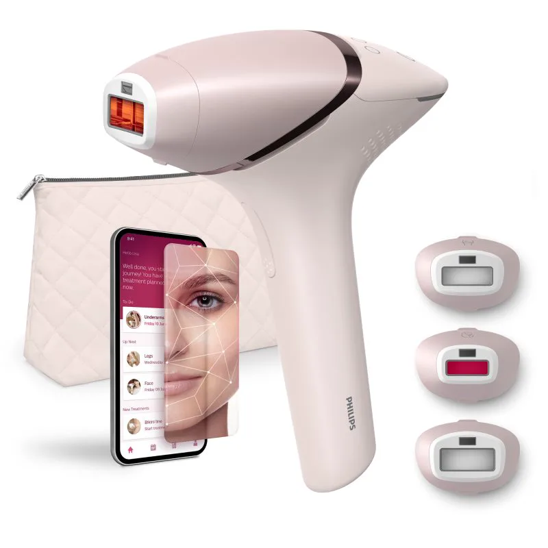 Philips Lumea IPL 9900 SkinAI BRI953/02 IPL συσκευή αποτρίχωσης για σώμα, πρόσωπο, περιοχή μπικίνι και μασχάλη 1 τμχ