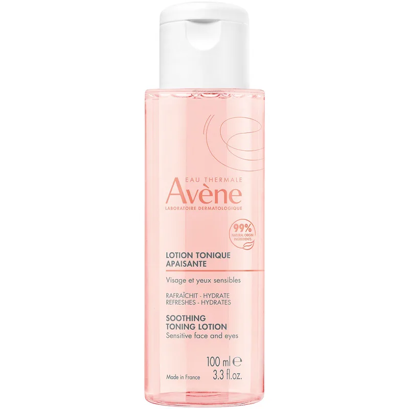 Avene Soothing Toning Lotion for Face & Eyes Καταπραϋντική Τονωτική Λοσιόν για Πρόσωπο & Μάτια 100ml Travel Size