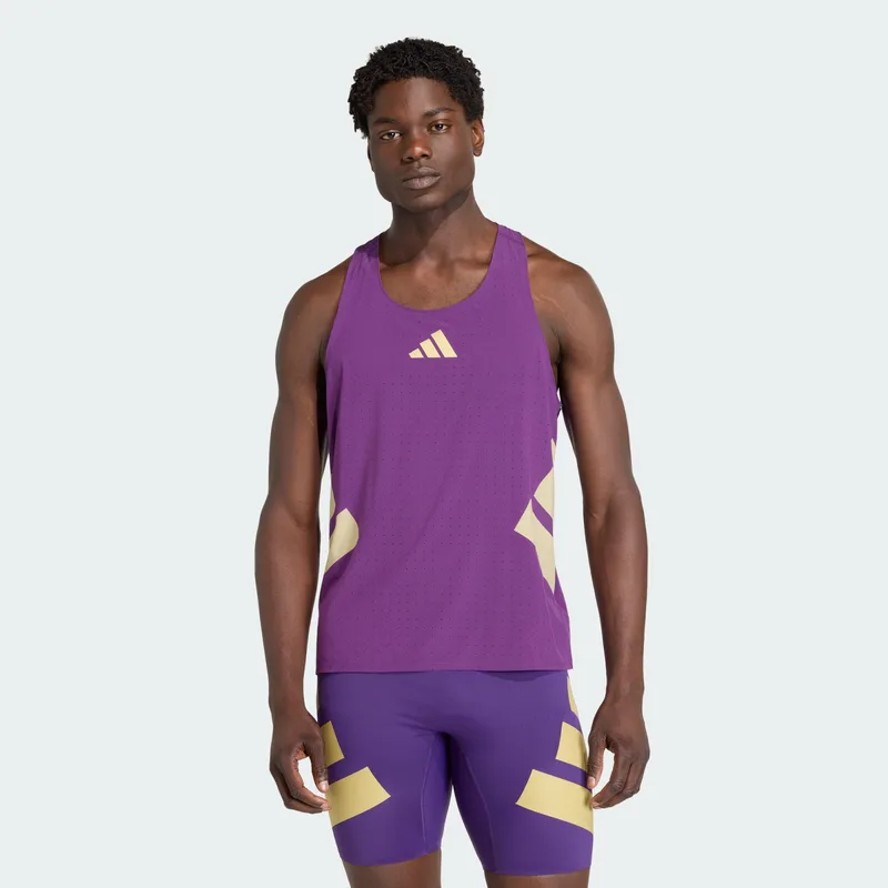 adidas Adizero Road To Records Ανδρικό Αμάνικο T-Shirt (9000261229_5504)