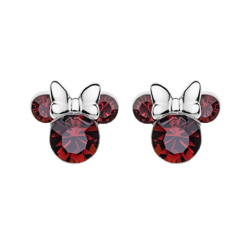 DISNEY Ασημένια Σκουλαρίκια Με τη Minnie Mouse ES00013SJANL.CS