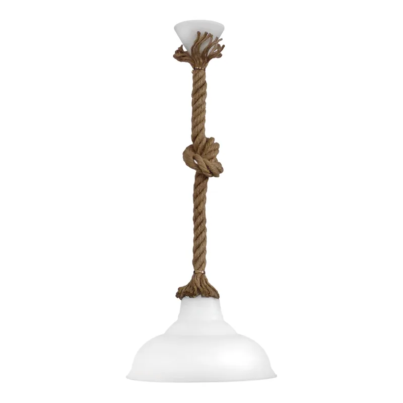 Φωτιστικό Οροφής Μονόφωτο Heronia Public 31-1172 Rope/White