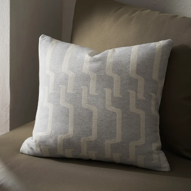 Μαξιλαροθήκη Διακόσμησης Gofis Home Clover Grey 20-05-558/15 50x50