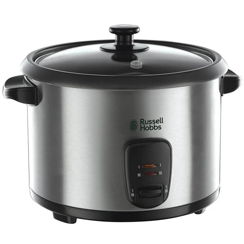Βραστήρας ρυζιού Russell Hobbs Cook @ Home 19750-56, 700W, 1,8 l, Επιλογή διατήρησης της θερµότητας, Σώμα από ανοξείδωτο ατσάλι