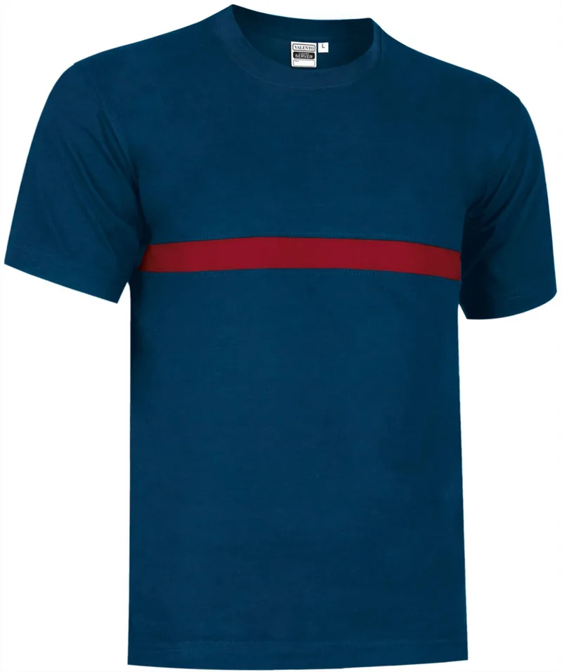 T-Shirt SERVER Valento CAVASECMR Orion Navy Blue-Lotto Red