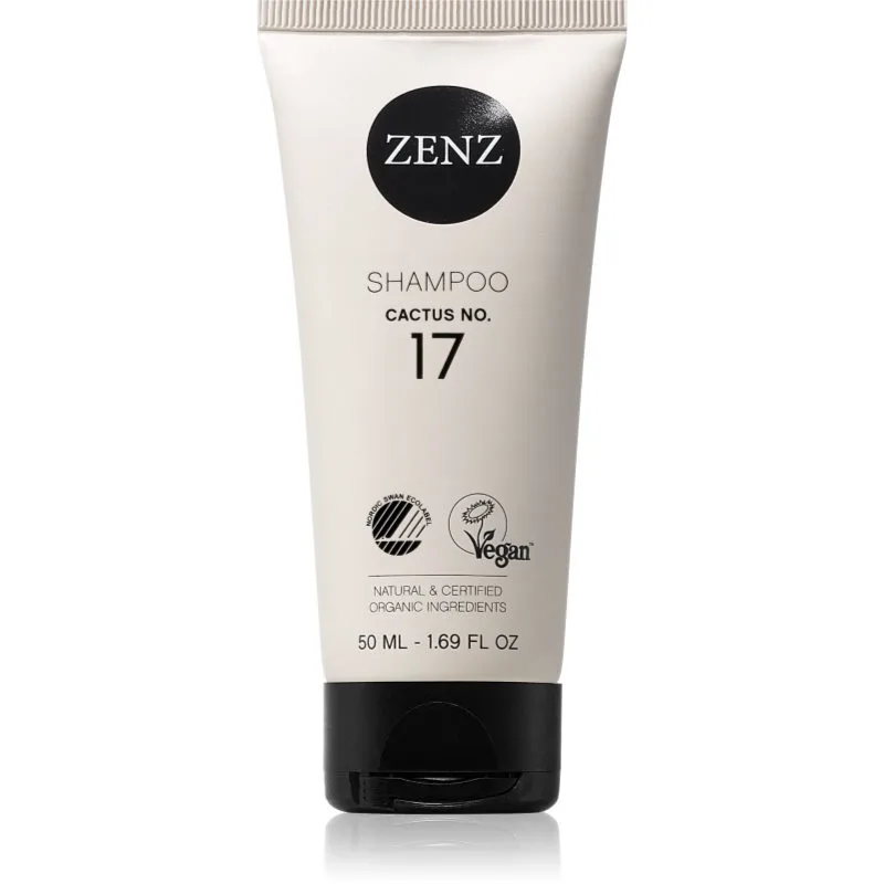 ZENZ Organic Cactus No. 17 εντατικά ενυδατικό σαμπουάν 50 ml