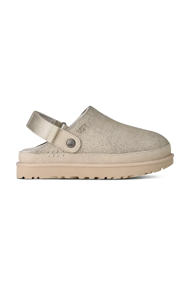 Δερμάτινες παντόφλες UGG W Goldenstar Crackle Clog