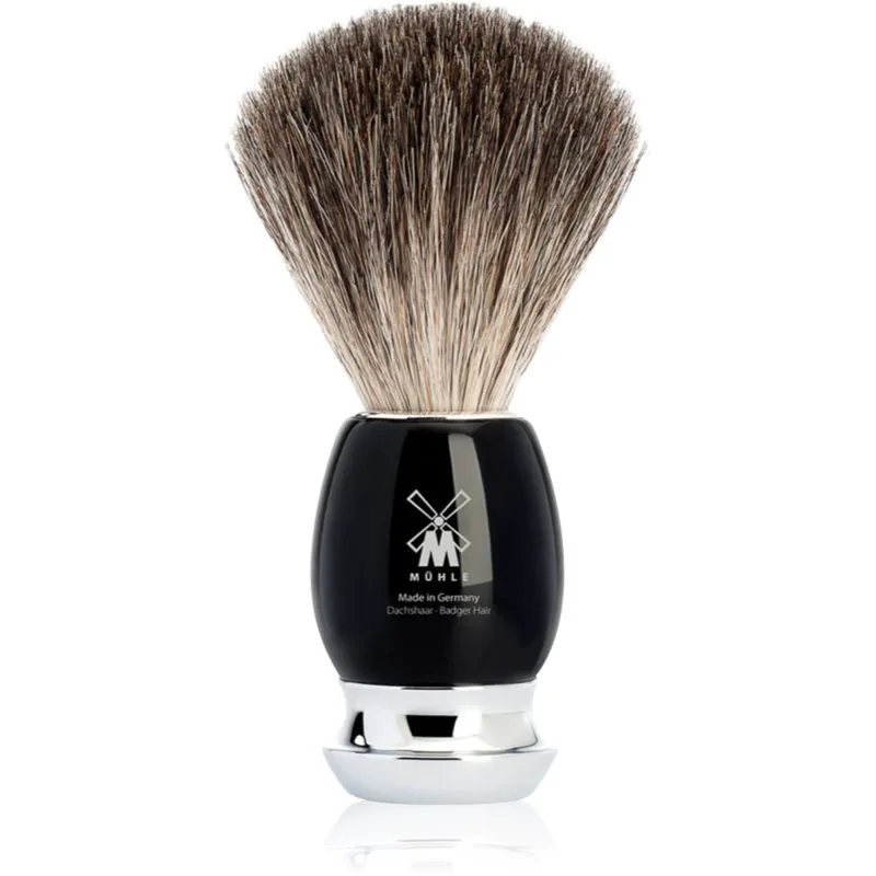 Mühle VIVO Black Pure Badger βούρτσα ξυρίσματος από τρίχα ασβού 1 τμχ