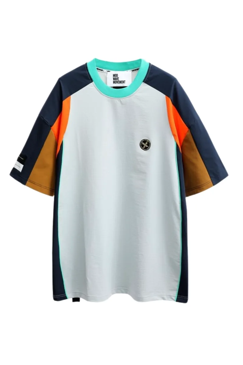 MOD WAVE MOVEMENT T-Shirt TECHNICAL TSHIRT- MW082020563 - MULTI-MW082020563-GREY