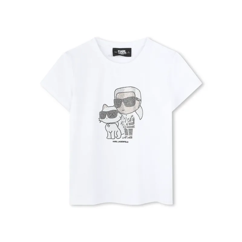 Karl Lagerfeld Kids T-Shirt Z30489 D Λευκό Regular Fit