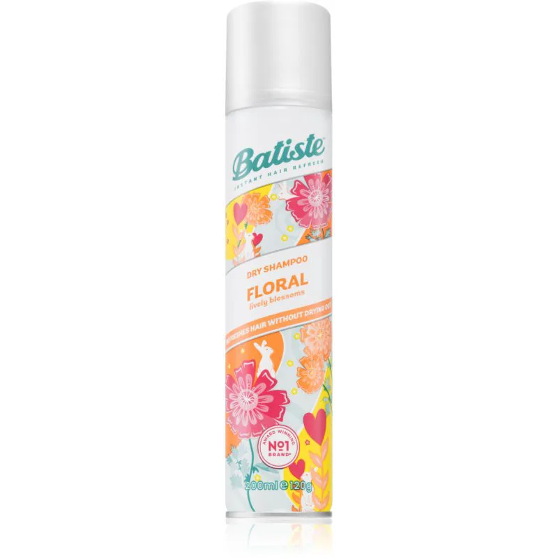 Batiste Floral Lively Blossoms ξηρό σαμπουάν για όλους τους τύπους μαλλιών 200 ml