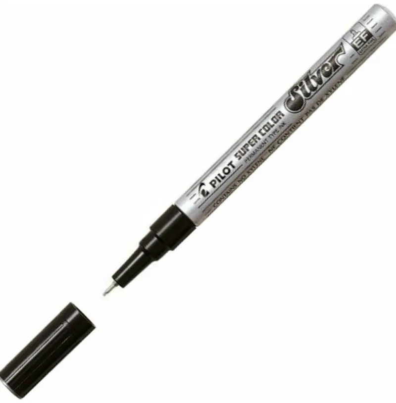 Ανεξίτηλος Μαρκαδόρος Pilot Super Color 1.0mm Ασημί SC-S-EF