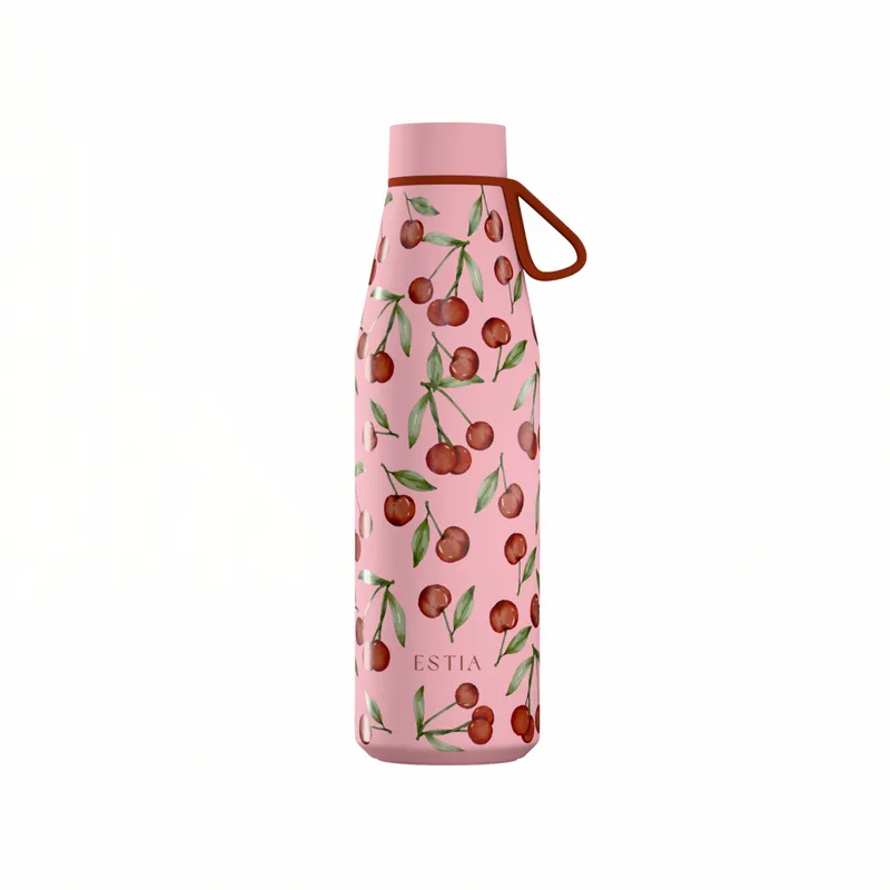 Μπουκάλι Θερμός 500ml Estia Save The Aegean Flow Cherry Rose 01-41991
