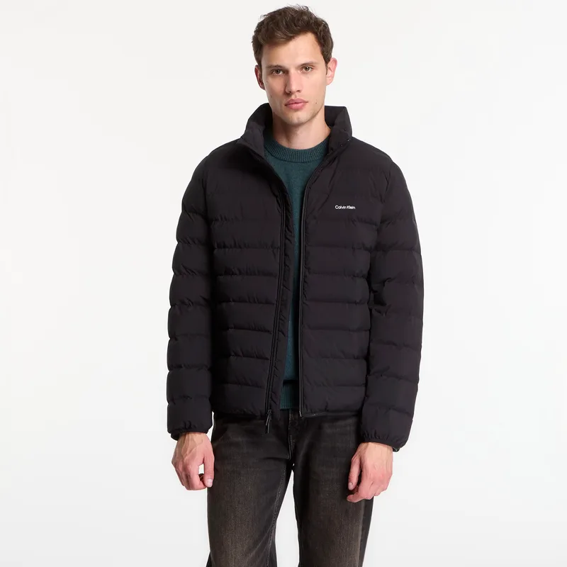 Μπουφάν Calvin Klein Ls Classic Ltwt Nylon Puffer Jacket Black XL