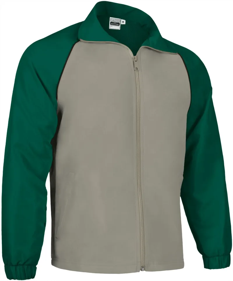 Αθλητικό μπουφάν MATCHPOINT Valento CQVAMATBB Bottle Green-Sand Beige-Black