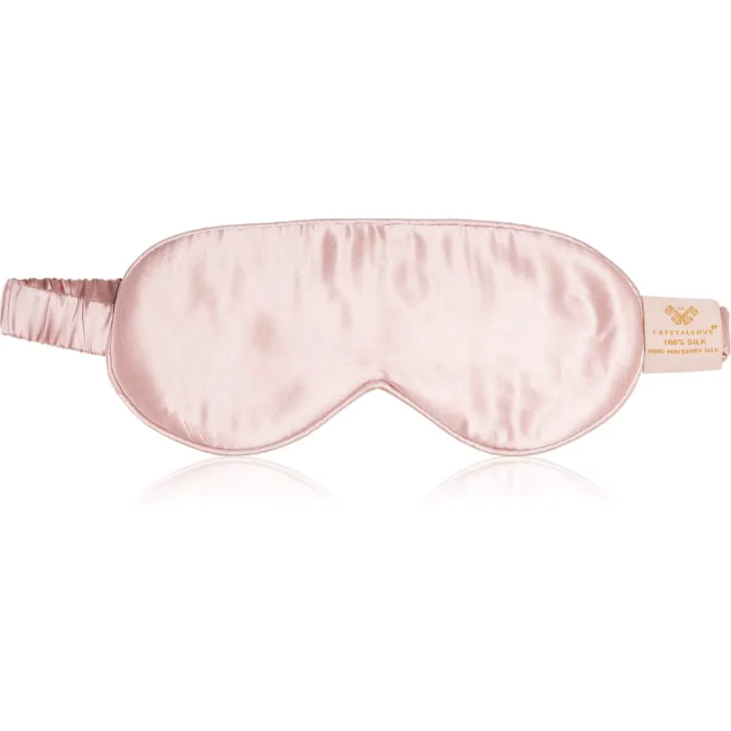 Crystallove Silk Eye Mask Μάσκα ύπνου Rose 1 τμχ