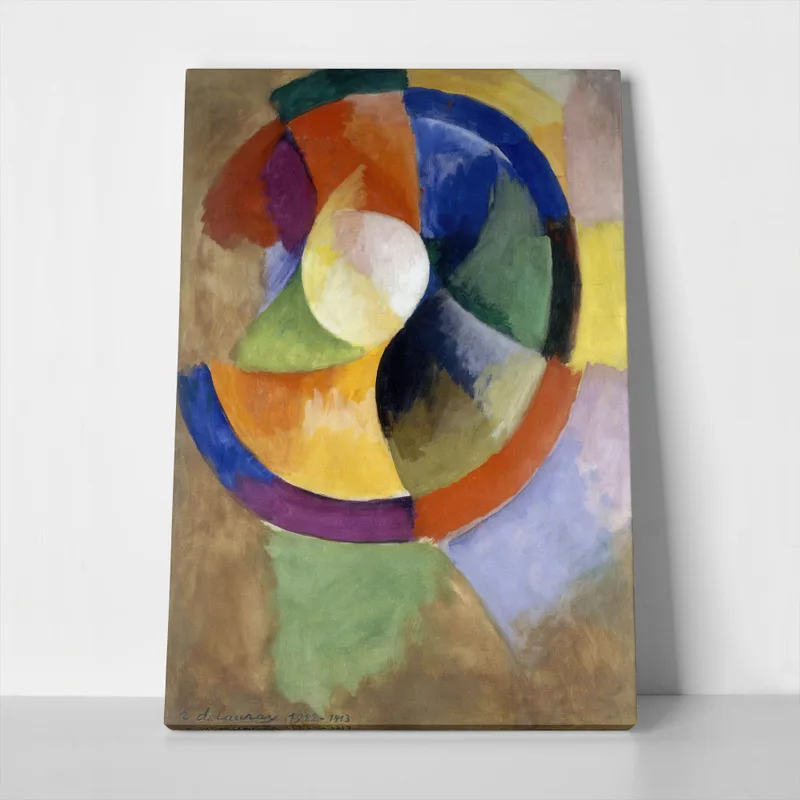 Πίνακας σε Καμβά ROBERT DELAUNAY - CIRCULAR FORMS SUN NO2
