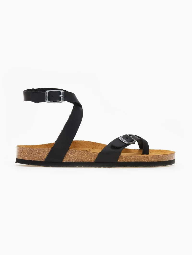 Plakton Leather Anatomic Sandals - 181204 (apure) - Black