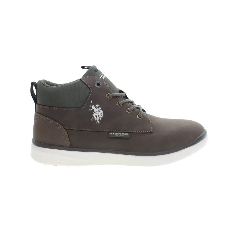 U.S. Polo Assn. Ανδρικά Δερμάτινα Μποτάκια YGOR008-DBR003 Καφέ