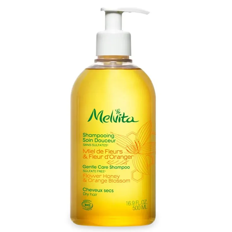 Melvita Organic Flower Honey & Orange Blossom Delicate Treatment Shampoo 500ml