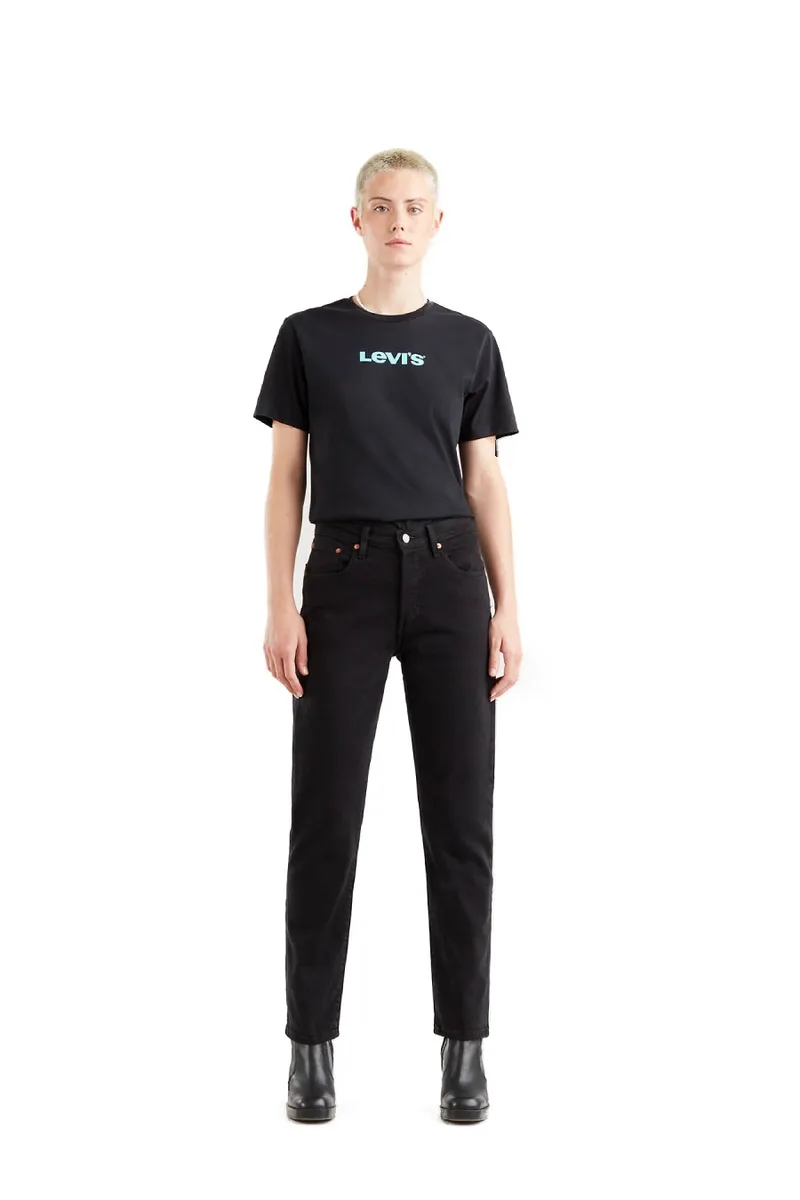 LEVIS® Jean 501 CROP BLACK SPROUT - ΜΑΥΡΟ-36200-0085-BLACK
