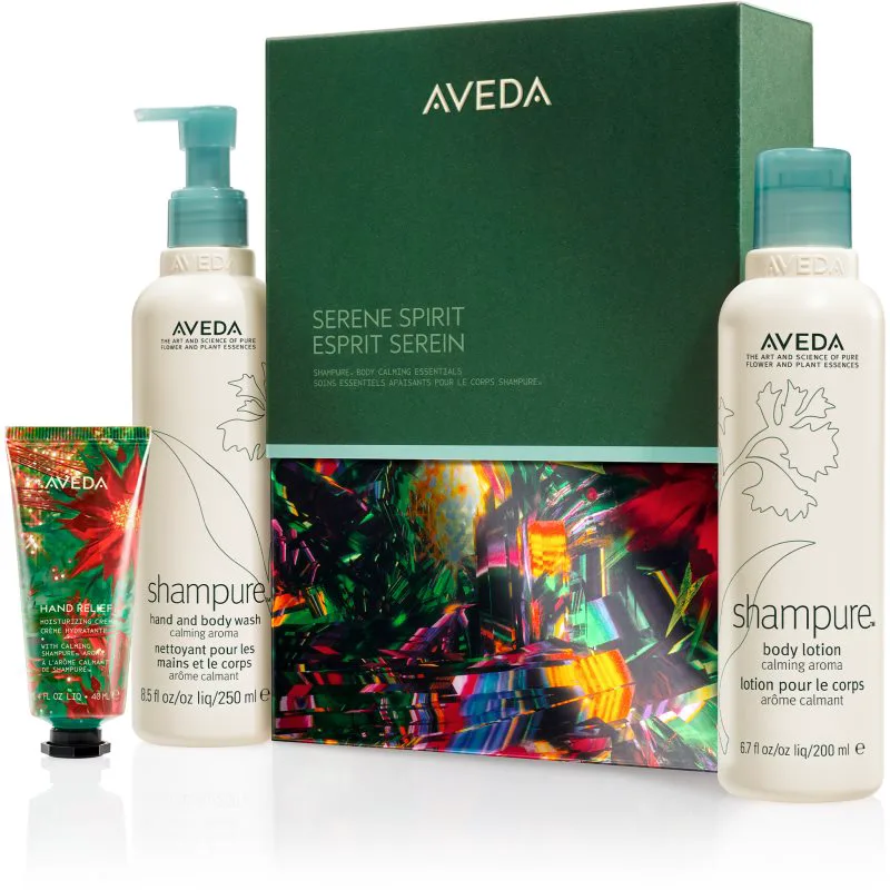 Aveda Holiday Serene Spirit Shampure™ Body Calming Essentials χριστουγεννιάτικο σετ δώρου