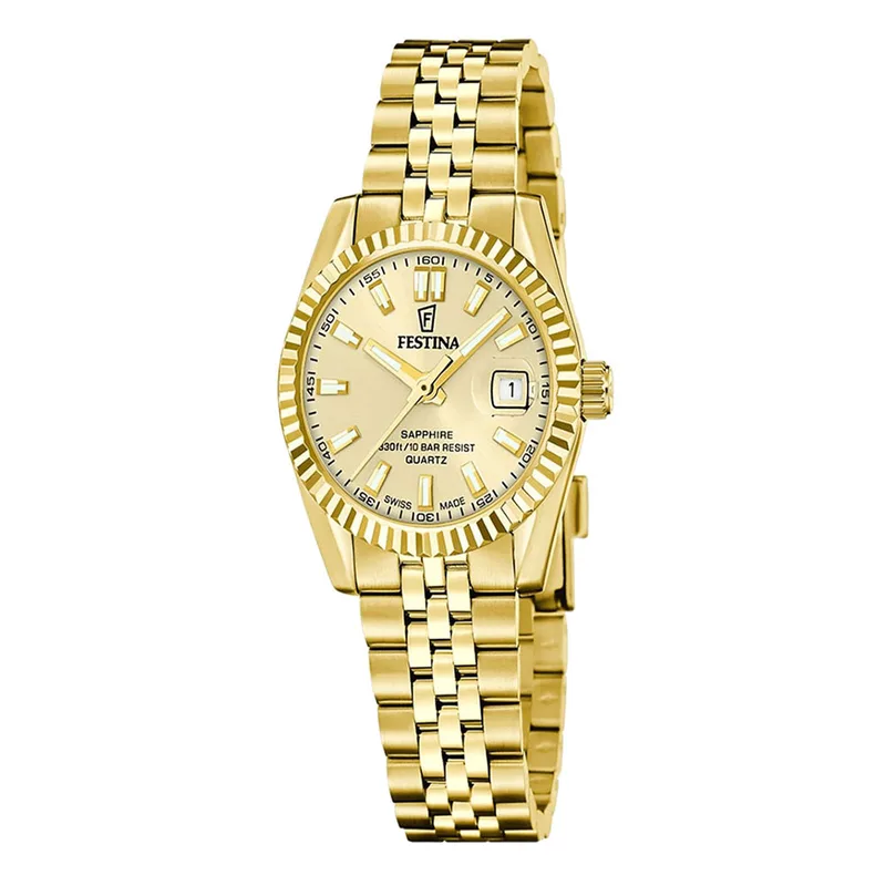FESTINA Swiss Made Χρυσό Stainless Steel Bracelet F20089/2