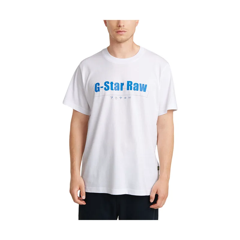 T-shirt με κοντά μανίκια G-Star Raw SYMBOLS PRINT LOOSE FIT T-SHIRT MEN