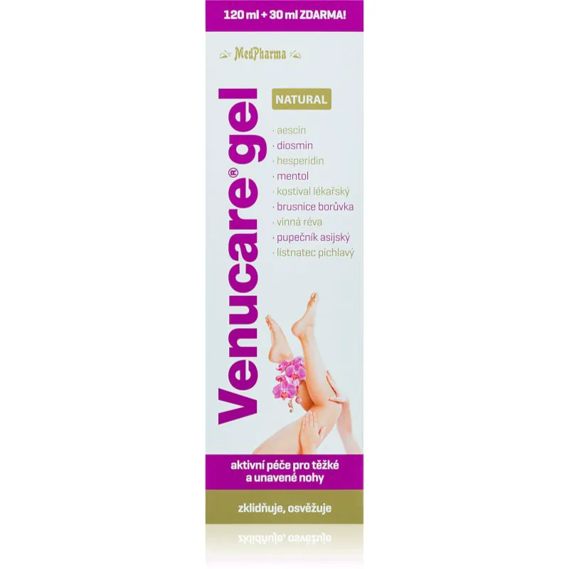 MedPharma Venucare gel natural τζελ για κουρασμένα πόδια 150 ml