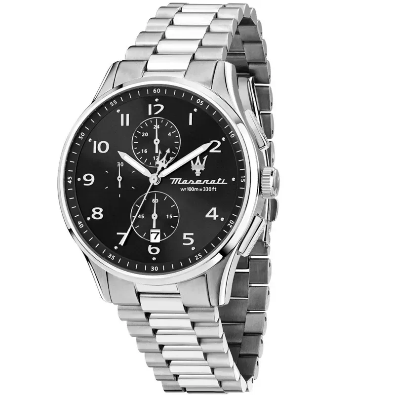 Ανδρικό ρολόι Maserati Sorpasso Chronograph Silver Stainless Steel R8873624007 R8873624007 Ατσάλι