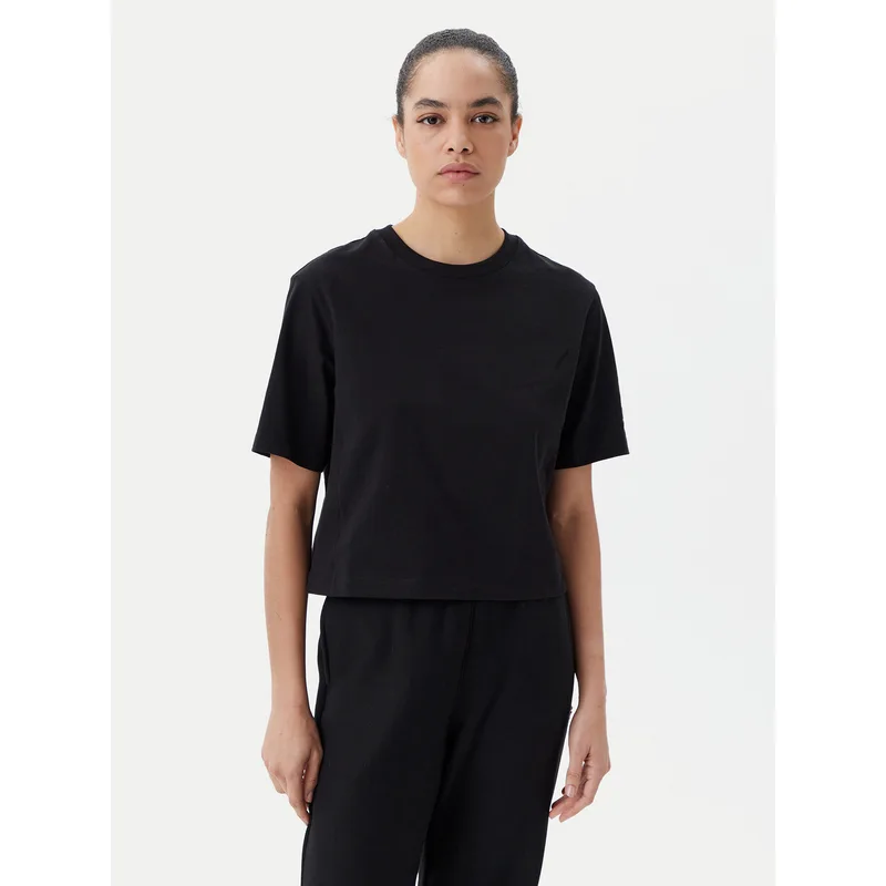 Champion T-Shirt 117874 Μαύρο Regular Fit