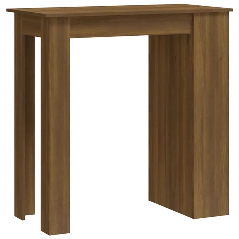 vidaXL Τραπέζι Μπαρ με Ράφια Sonoma Δρυς 102x50x103,5 εκ. Επεξ. Ξύλο