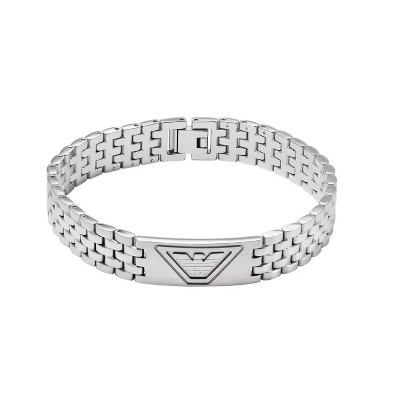 Emporio Armani Ανδρικό Βραχιόλι Από Ανοξείδωτο Ατσάλι EGS3126040