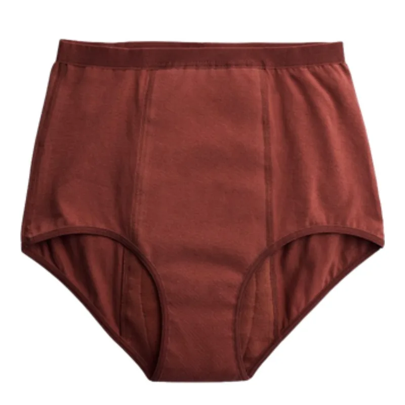 Imse Rust Red High Waist Period Panties - Medium Period XL