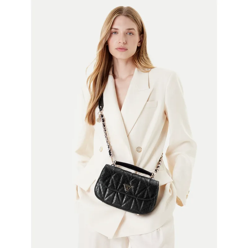 Τσάντα Guess Aldina HWGG96 63200 Μαύρο