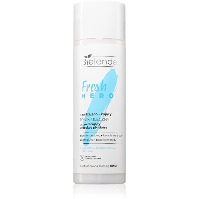 Bielenda Fresh Hero καταπραϋντικό τόνερ με ενυδατικό αποτέλεσμα 200 ml