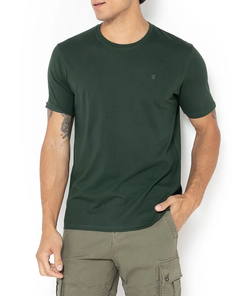 THE BOSTONIANS ΜΠΛΟΥΖΑ ESSENTIAL T-SHIRT REGULAR FIT 3TS1241N-DARK DarkGreen