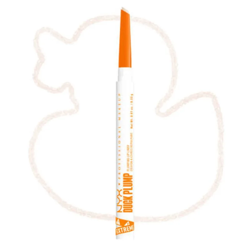 Nyx Professional Makeup Duck Plump Plumping Lip Liner Μολύβι Χειλιών Μακράς Διάρκειας για Εύκολη Εφαρμογή 0.33g - Ducking Clear