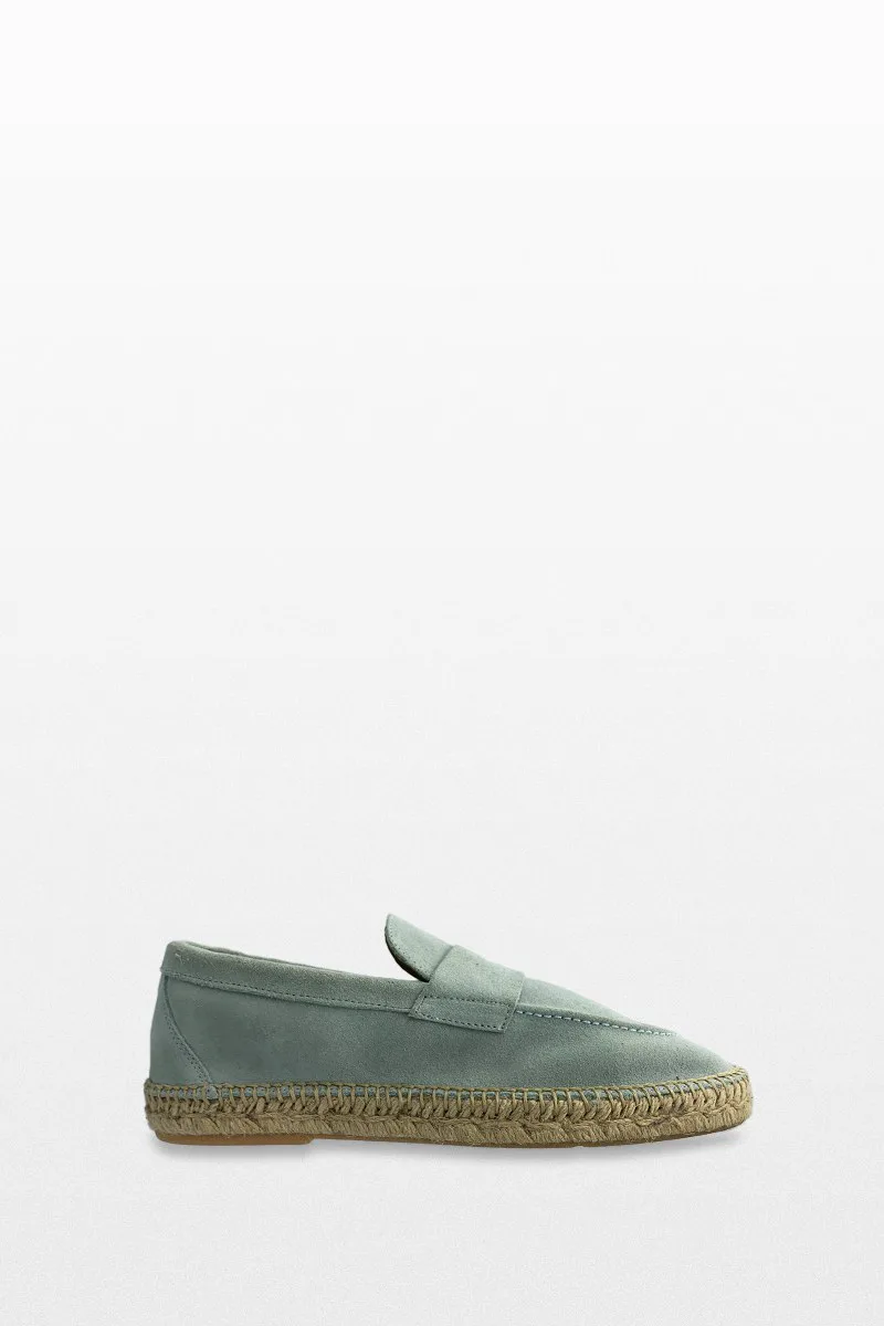 LARDINI Ανδρικό Πράσινο Suede Loafer
