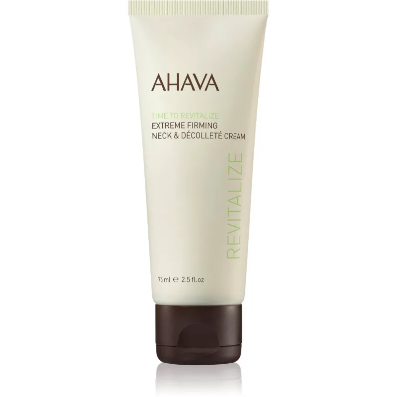 AHAVA Time To Revitalize συσφικτική κρέμα για λαιμό και ντεκολτέ 75 ml
