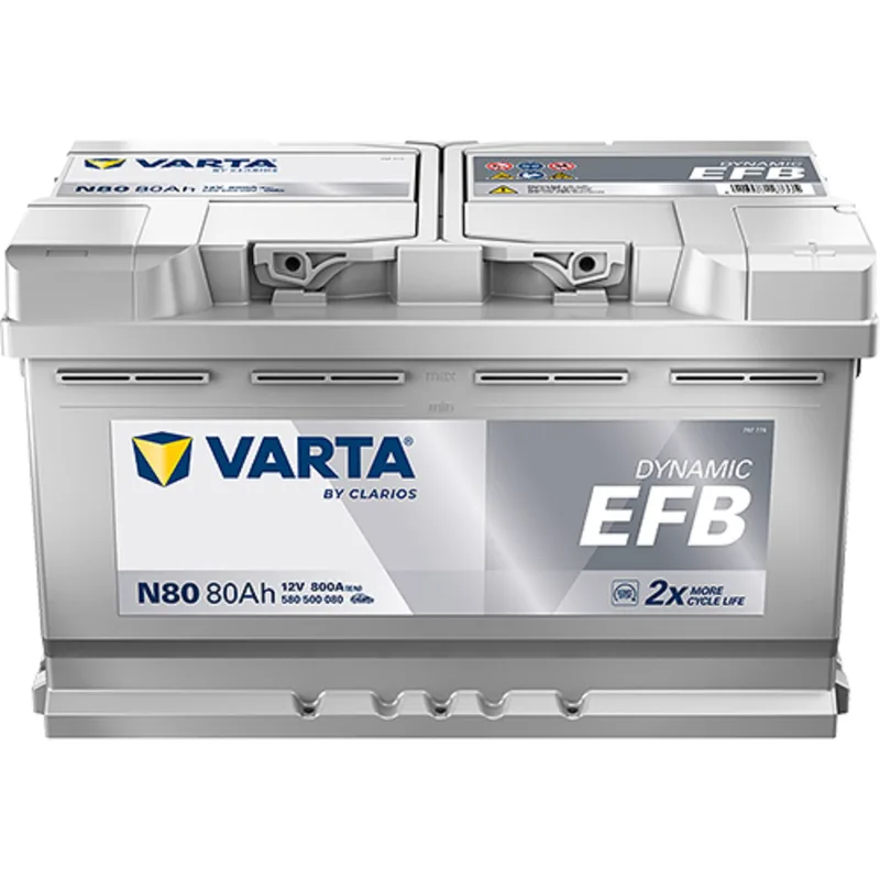 Μπαταρία Αυτοκινήτου VARTA Dynamic EFB N80 12V 80Ah 800A (EN)