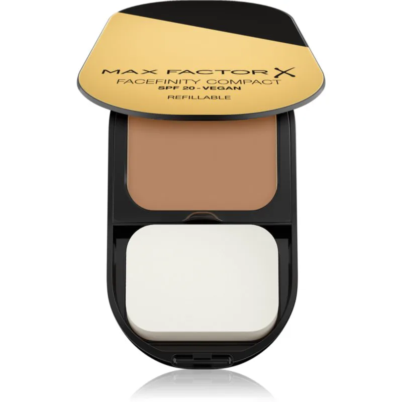 Max Factor Facefinity Refillable συμπαγές ματ μεικ απ SPF 20 απόχρωση 008 Toffee 10 γρ
