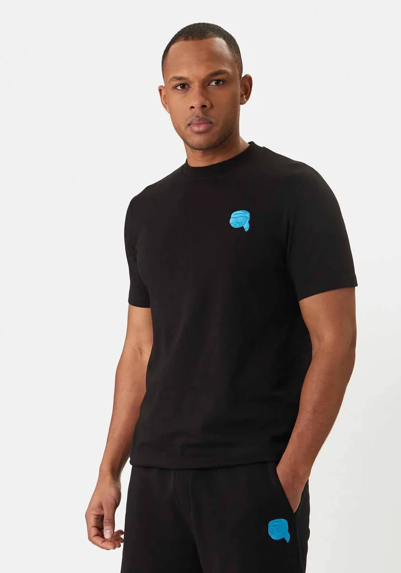 Karl Lagerfeld T Shirt Crewneck - 755049 562235 990 Black