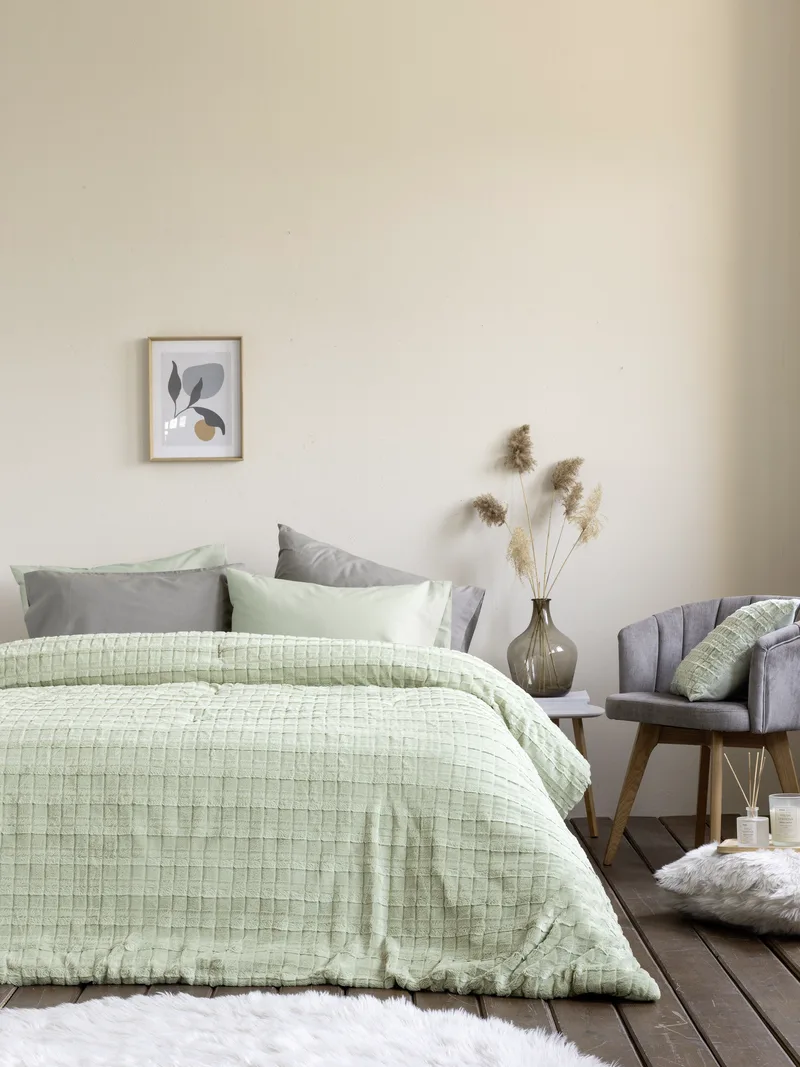 Κουβερτοπάπλωμα Μονό Nima Weave Mint 160x220