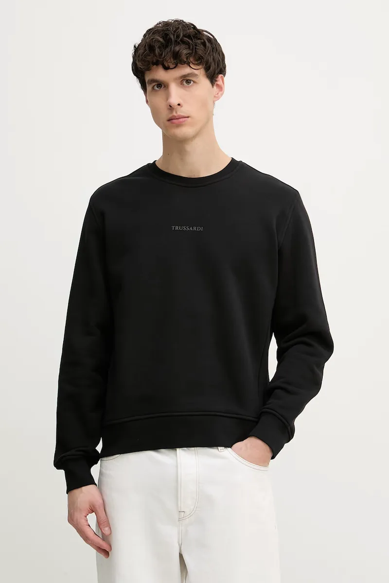 Trussardi μπλούζα ανδρική βαμβακερή