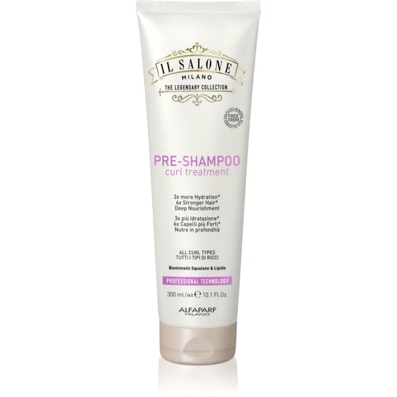 Alfaparf Milano Il Salone Milano Curls φροντίδα πριν τη περιποιήση με σαμπουάν για σγουρά μαλλιά 300 ml