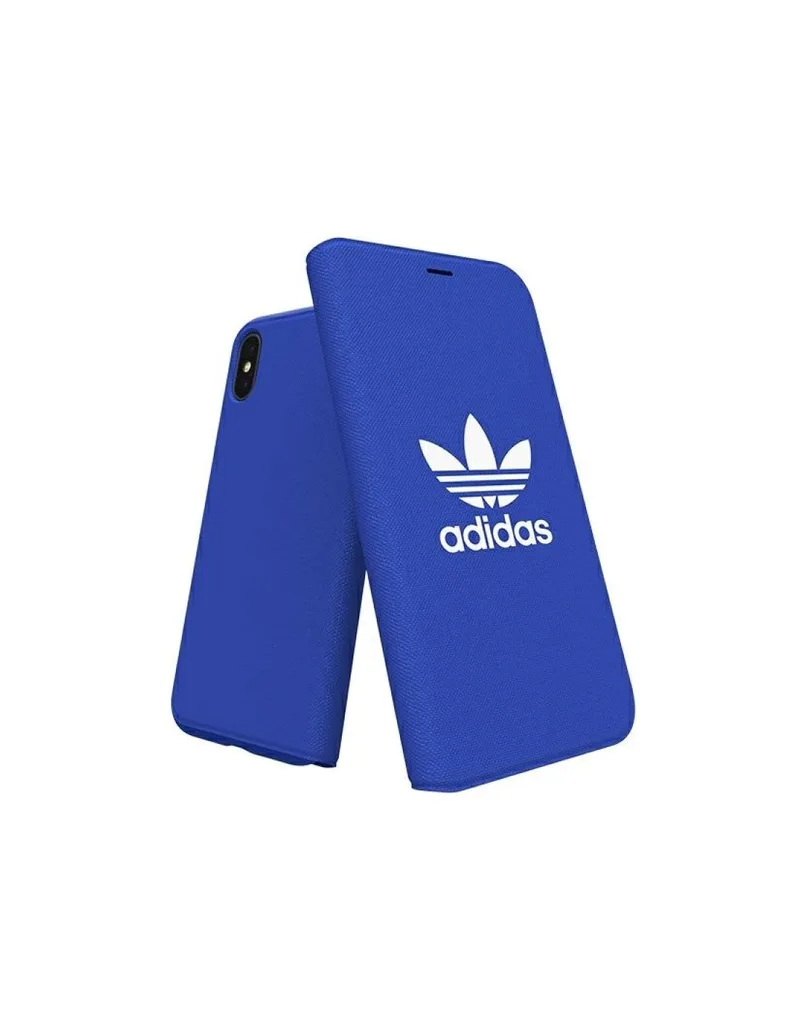Adidas OR Booklet Case Canvas case for iPhone XXs blue